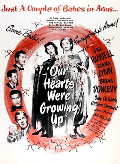 Смотреть фильм Наши сердца повзрослели / Our Hearts Were Growing Up (1946) онлайн в хорошем качестве SATRip