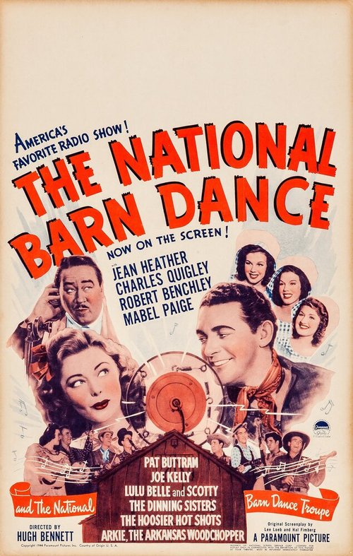 Смотреть фильм National Barn Dance (1944) онлайн в хорошем качестве SATRip