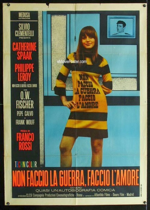 Смотреть фильм Не хочу воевать, а хочу любить / Non faccio la guerra, faccio l'amore (1966) онлайн в хорошем качестве SATRip