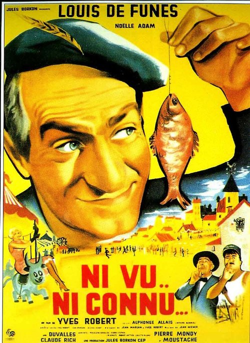 Смотреть фильм Не пойман — не вор / Ni vu, ni connu (1958) онлайн в хорошем качестве SATRip