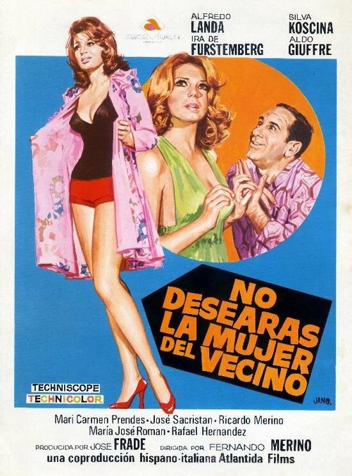 Смотреть фильм Нет желаниям соседки / No desearás la mujer del vecino (1971) онлайн в хорошем качестве SATRip