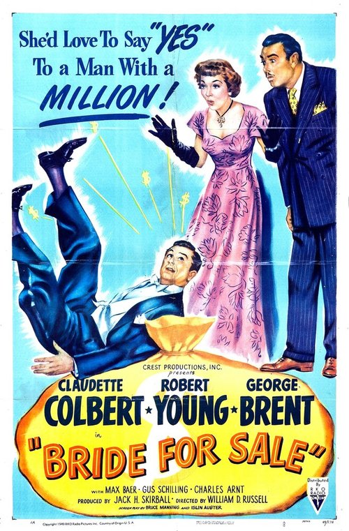 Смотреть фильм Невеста на продажу / Bride for Sale (1949) онлайн в хорошем качестве SATRip