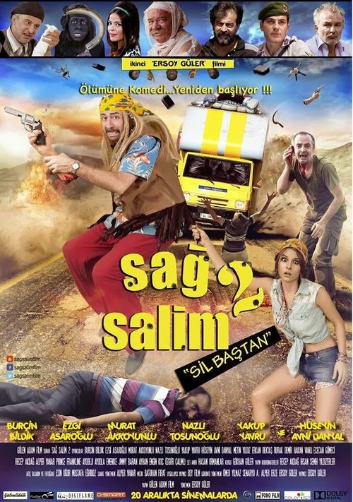 Смотреть фильм Невредимый 2 / Sag Salim 2: Sil Bastan (2014) онлайн в хорошем качестве HDRip