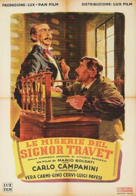 Смотреть фильм Невзгоды синьора Траве / Le miserie del signor Travet (1945) онлайн в хорошем качестве SATRip