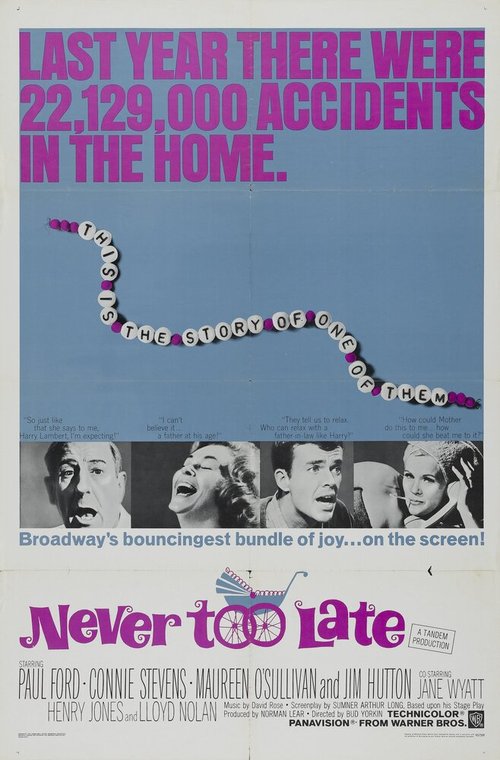Смотреть фильм Никогда не поздно / Never Too Late (1965) онлайн в хорошем качестве SATRip