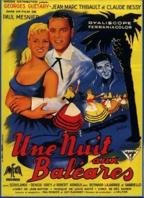 Смотреть фильм Ночь на Балеарских островах / Une nuit aux Baléares (1957) онлайн в хорошем качестве SATRip
