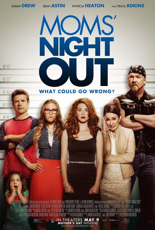 Смотреть фильм Ночь отдыха для мам / Moms' Night Out (2014) онлайн в хорошем качестве HDRip