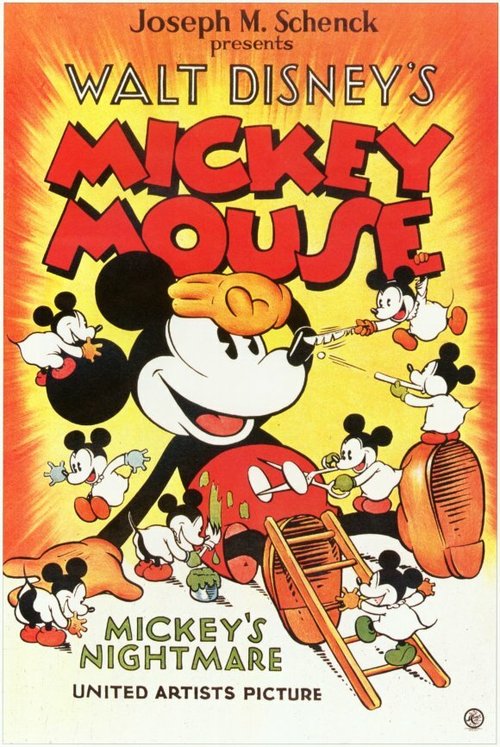 Смотреть фильм Ночной кошмар Микки / Mickey's Nightmare (1932) онлайн 