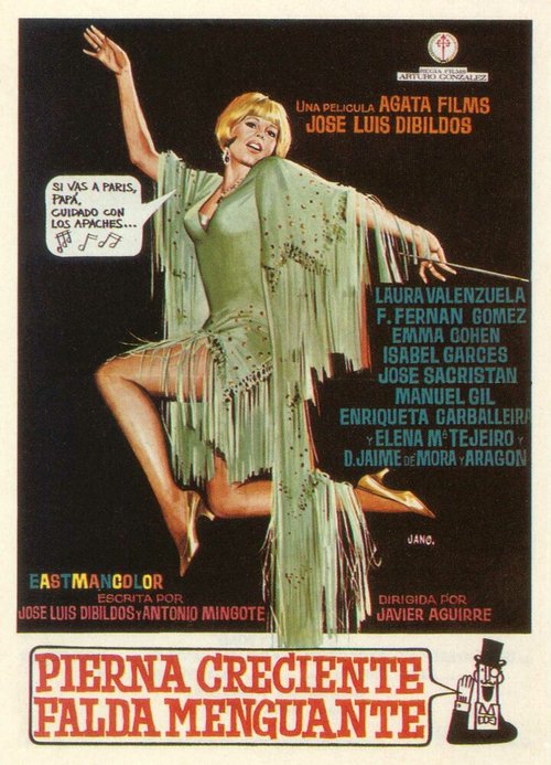 Смотреть фильм Ноги длиннее, юбки короче / Pierna creciente, falda menguante (1970) онлайн в хорошем качестве SATRip