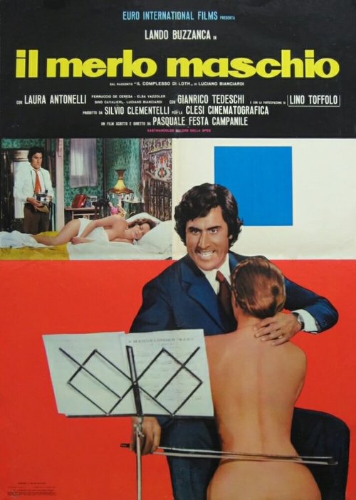 Смотреть фильм Обнажённая виолончель / Il merlo maschio (1971) онлайн в хорошем качестве SATRip
