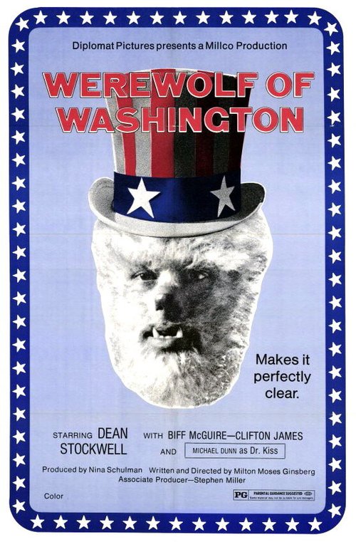 Смотреть фильм Оборотень в Вашингтоне / The Werewolf of Washington (1973) онлайн в хорошем качестве SATRip