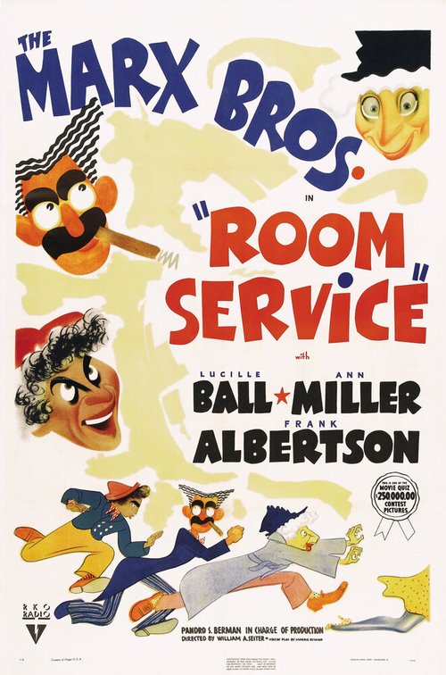 Смотреть фильм Обслуживание / Room Service (1938) онлайн в хорошем качестве SATRip
