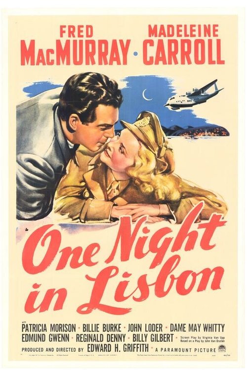 Смотреть фильм Одна ночь в Лиссабоне / One Night in Lisbon (1941) онлайн в хорошем качестве SATRip