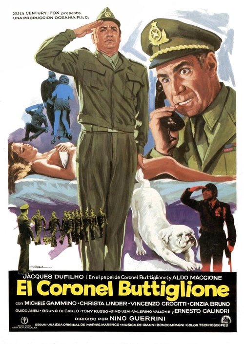 Офицер никогда не отступает от своих принципов, подписано: Полковник Буттильон / Un ufficiale non si arrende mai, nemmeno di fronte all'evidenza. Firmato Colonnello Buttiglione