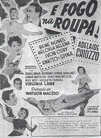 Смотреть фильм Огненная одежда / É Fogo na Roupa (1952) онлайн в хорошем качестве SATRip