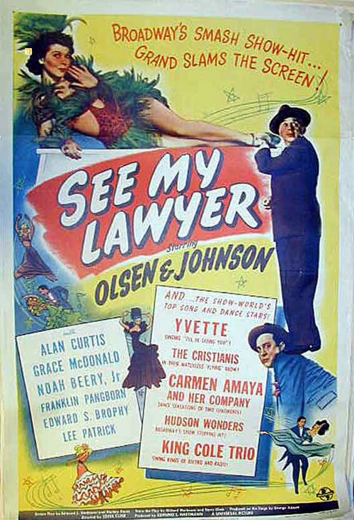 Смотреть фильм Он мой адвокат / See My Lawyer (1945) онлайн в хорошем качестве SATRip