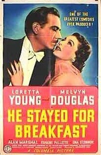 Смотреть фильм Он остался на завтрак / He Stayed for Breakfast (1940) онлайн в хорошем качестве SATRip