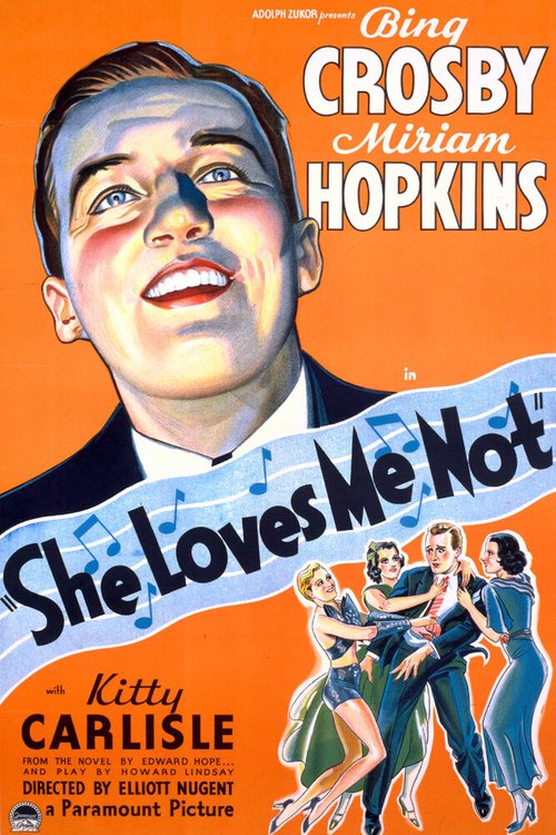 Смотреть фильм Она меня не любит / She Loves Me Not (1934) онлайн в хорошем качестве SATRip
