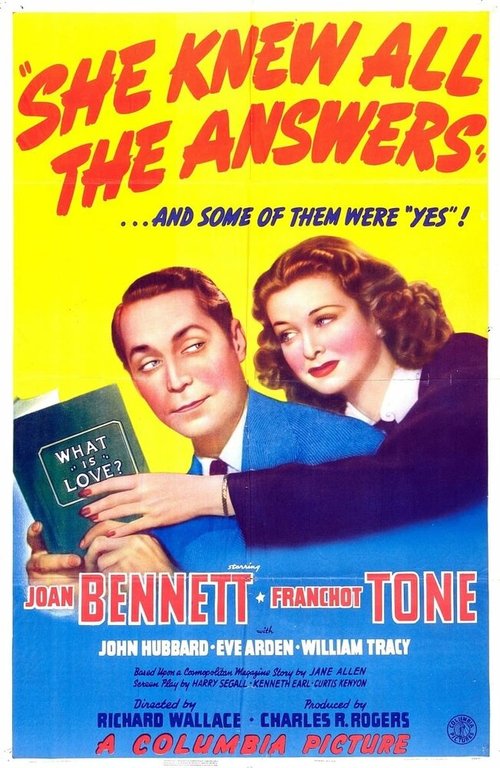 Смотреть фильм Она знала все ответы / She Knew All the Answers (1941) онлайн в хорошем качестве SATRip