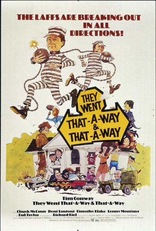 Смотреть фильм Они побежали вот туда и вот туда / They Went That-A-Way & That-A-Way (1978) онлайн в хорошем качестве SATRip