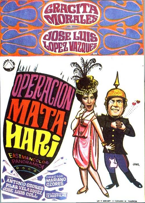 Смотреть фильм Операция Мата-Хари / Operación Mata Hari (1968) онлайн в хорошем качестве SATRip