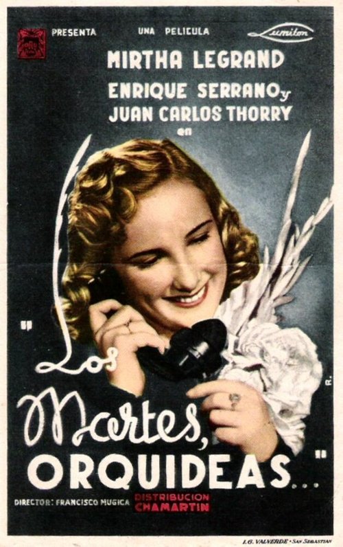 Смотреть фильм Орхидеи по вторникам / Los martes orquídeas (1941) онлайн в хорошем качестве SATRip