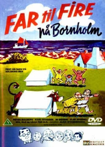 Смотреть фильм Отец четверых на острове Борнхольм / Far til fire på Bornholm (1959) онлайн в хорошем качестве SATRip