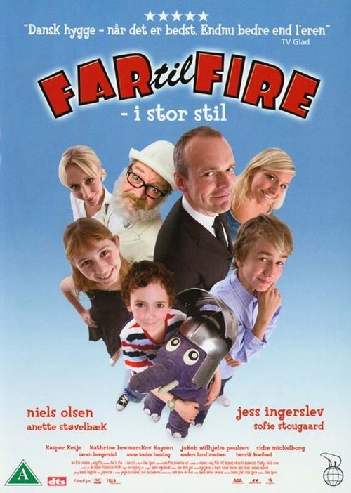 Смотреть фильм Отец четверых — на широкую ногу / Far til fire - i stor stil (2006) онлайн в хорошем качестве HDRip
