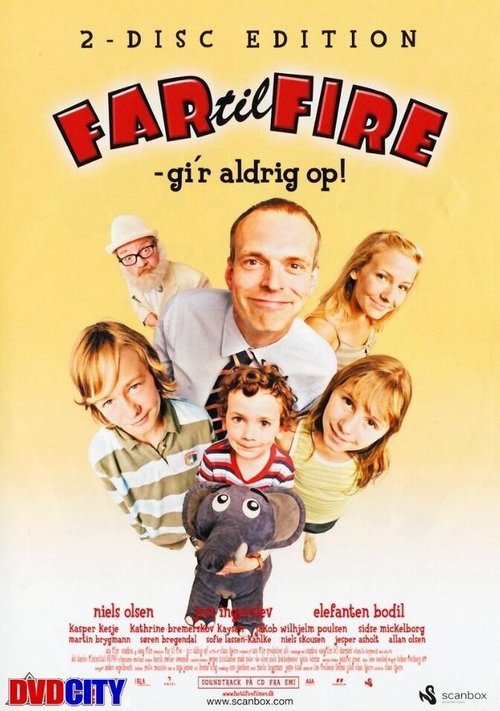 Смотреть фильм Отец четверых: Никогда не сдаваться / Far til fire gi'r aldrig op (2005) онлайн в хорошем качестве HDRip