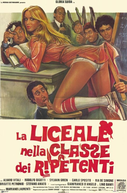 Смотреть фильм Отличница и второгодники / La liceale nella classe dei ripetenti (1978) онлайн в хорошем качестве SATRip
