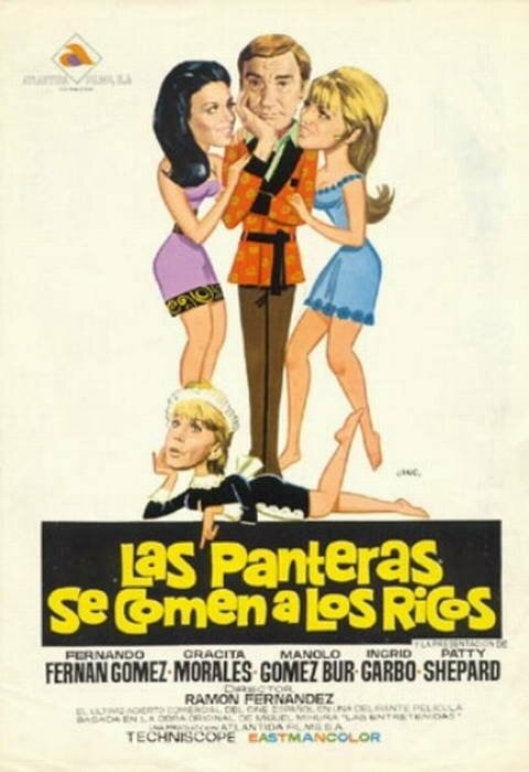 Смотреть фильм Пантеры едят богачей / Las panteras se comen a los ricos (1969) онлайн в хорошем качестве SATRip