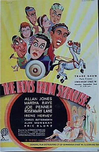 Смотреть фильм Парни из Сиракуз / The Boys from Syracuse (1940) онлайн в хорошем качестве SATRip