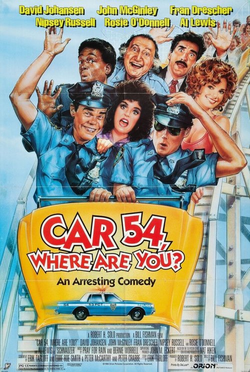 Смотреть фильм Патрульная машина 54 / Car 54, Where Are You? (1991) онлайн в хорошем качестве HDRip