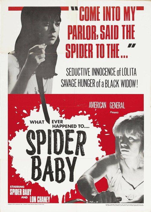 Смотреть фильм Паучонок, или Безумнейшая история из когда-либо расказанных / Spider Baby or, the Maddest Story Ever Told (1967) онлайн в хорошем качестве SATRip