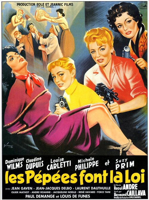 Смотреть фильм Пеп устанавливают закон / Les pépées font la loi (1955) онлайн в хорошем качестве SATRip