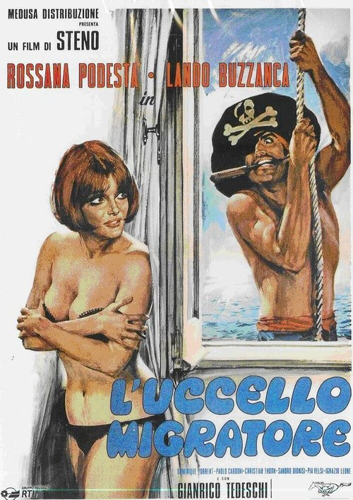 Смотреть фильм Перелётная птица / L'uccello migratore (1972) онлайн в хорошем качестве SATRip