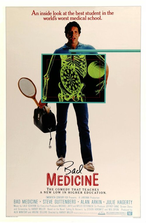 Смотреть фильм Плохая медицина / Bad Medicine (1985) онлайн в хорошем качестве SATRip