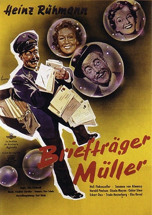 Смотреть фильм Почтальон Мюллер / Briefträger Müller (1953) онлайн в хорошем качестве SATRip