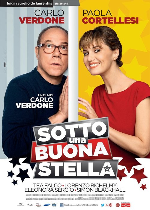 Смотреть фильм Под счастливой звездой / Sotto una buona stella (2014) онлайн в хорошем качестве HDRip