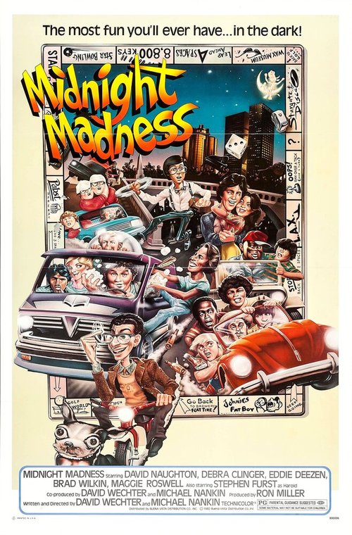 Смотреть фильм Полуночное безумие / Midnight Madness (1980) онлайн в хорошем качестве SATRip