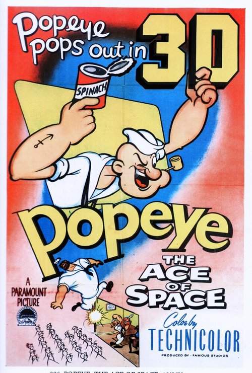 Смотреть фильм Popeye, the Ace of Space (1953) онлайн 