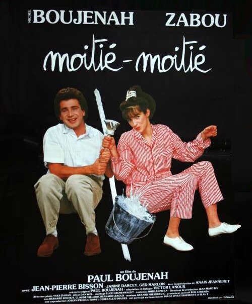 Смотреть фильм Пополам / Moitié-moitié (1989) онлайн в хорошем качестве SATRip