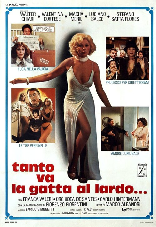 Смотреть фильм Поручить кошке сало стеречь / Tanto va la gatta al lardo... (1978) онлайн в хорошем качестве SATRip