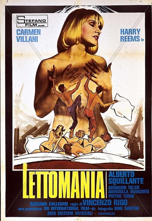 Смотреть фильм Постелемания / Lettomania (1976) онлайн в хорошем качестве SATRip