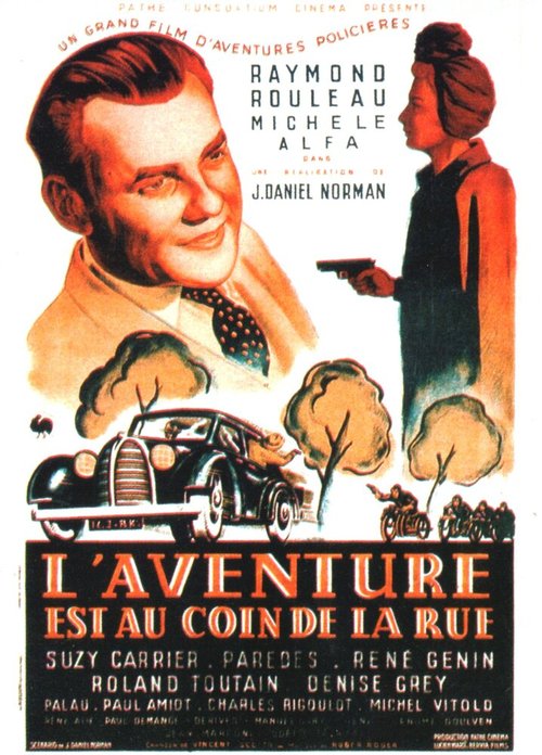 Смотреть фильм Приключение на углу улицы / L'aventure est au coin de la rue (1944) онлайн в хорошем качестве SATRip