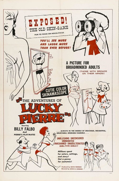 Смотреть фильм Приключения везунчика Пьера / The Adventures of Lucky Pierre (1961) онлайн в хорошем качестве SATRip