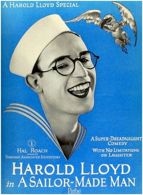 Смотреть фильм Прирождённый моряк / A Sailor-Made Man (1921) онлайн в хорошем качестве SATRip