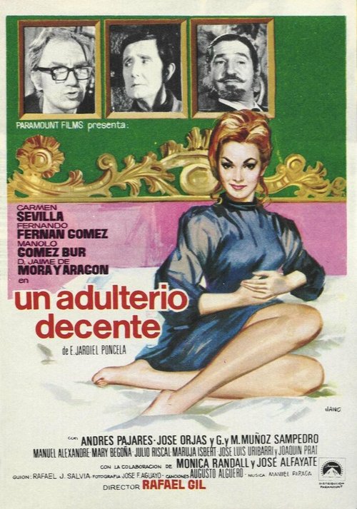 Смотреть фильм Пристойный адюльтер / Un adulterio decente (1969) онлайн в хорошем качестве SATRip