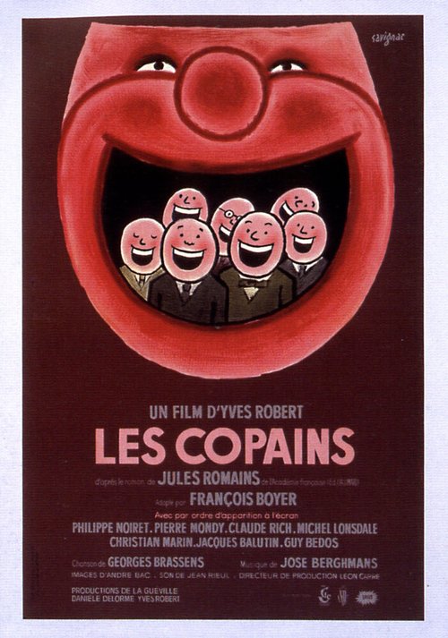 Смотреть фильм Приятели / Les copains (1964) онлайн в хорошем качестве SATRip