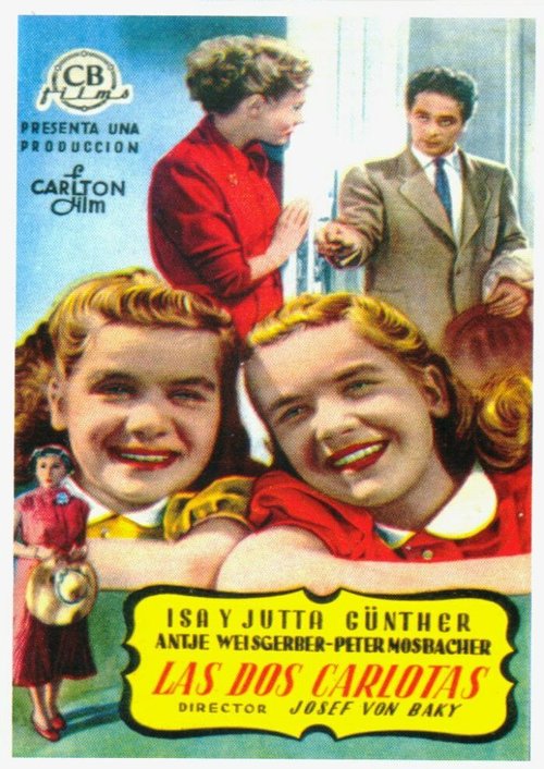 Смотреть фильм Проделки близнецов / Das doppelte Lottchen (1950) онлайн в хорошем качестве SATRip